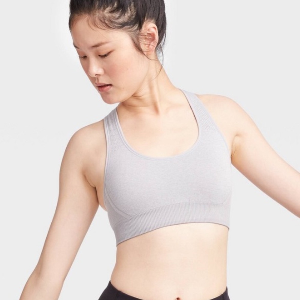 Women's Medium Support Seamless Racerback Bra - All in Motion™ Sz XXL
